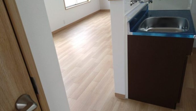 リフォーム施工事例：姶良市：アパート一部屋を全面リフォーム