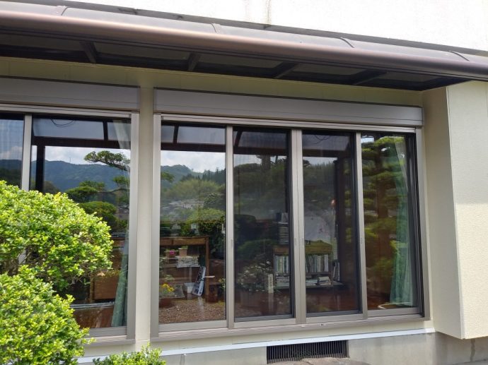 リフォーム施工事例：さつま町M様邸　サッシ交換