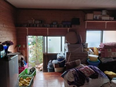 リフォーム施工事例:ガレージ内の物置スペースから住居へ