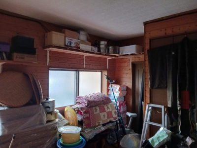 リフォーム施工事例:ガレージ内の物置スペースから住居へ
