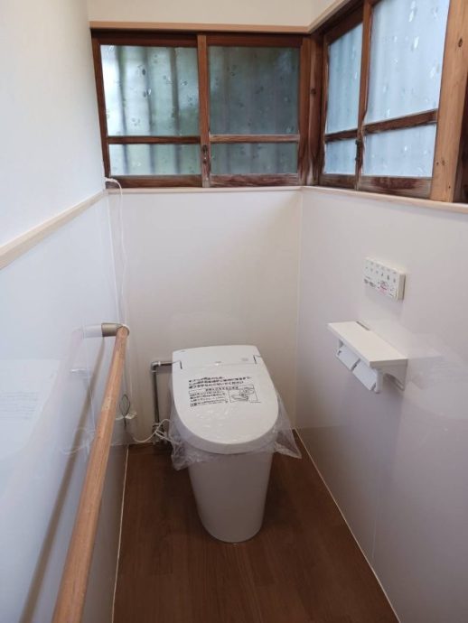 リフォーム施工事例：姶良市K様邸　トイレ洗面リフォーム