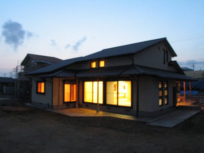 新築施工事例：鹿児島市　平屋建て