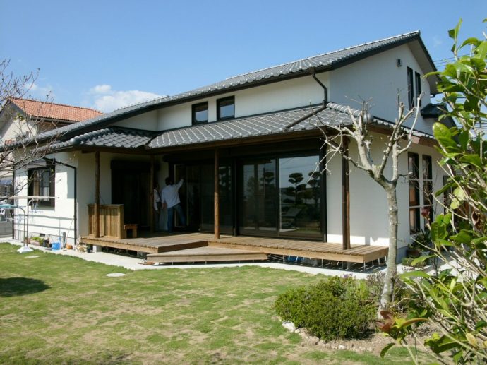 新築施工事例：鹿児島市　平屋建て