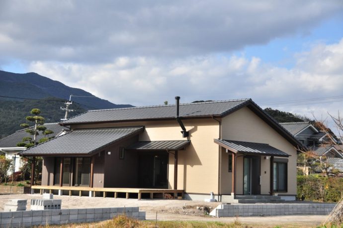 新築施工事例：鹿児島市　平屋建て