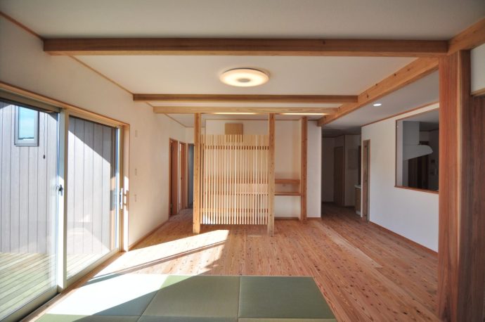 新築施工事例：鹿児島市　平屋建て
