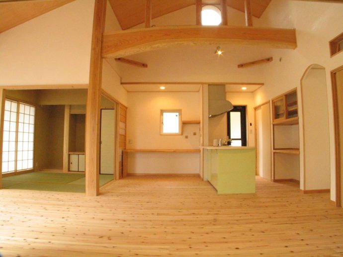 新築施工事例：鹿児島市　平屋建て