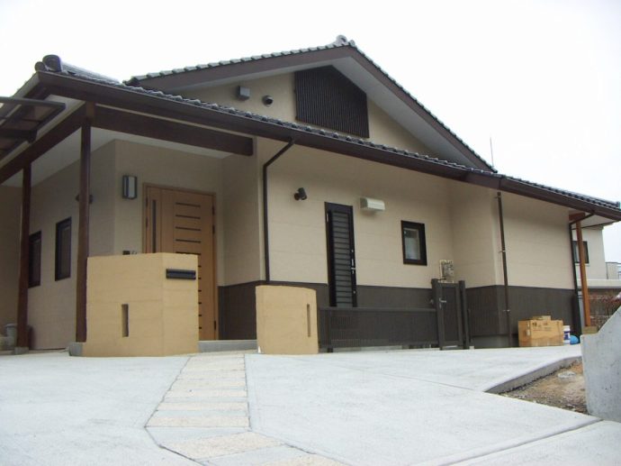 新築施工事例：鹿児島市　平屋建て